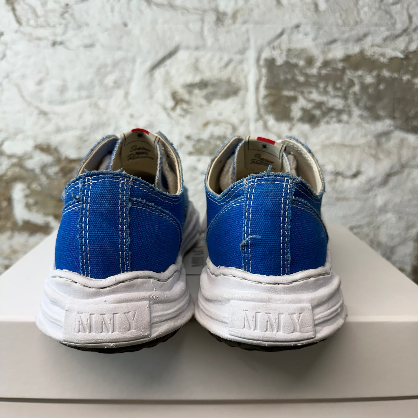 Maison Mihara Blue White Hank Sneaker Sz 11 (44)