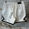 Amiri Black AM White Black Satin Shorts Sz L