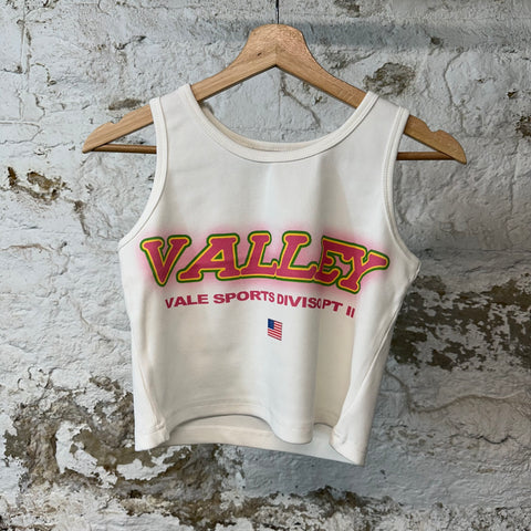 Vale White Tank Top