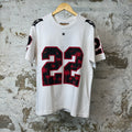 Amiri Black Red 22 Skater Logo T-shirt White Sz S