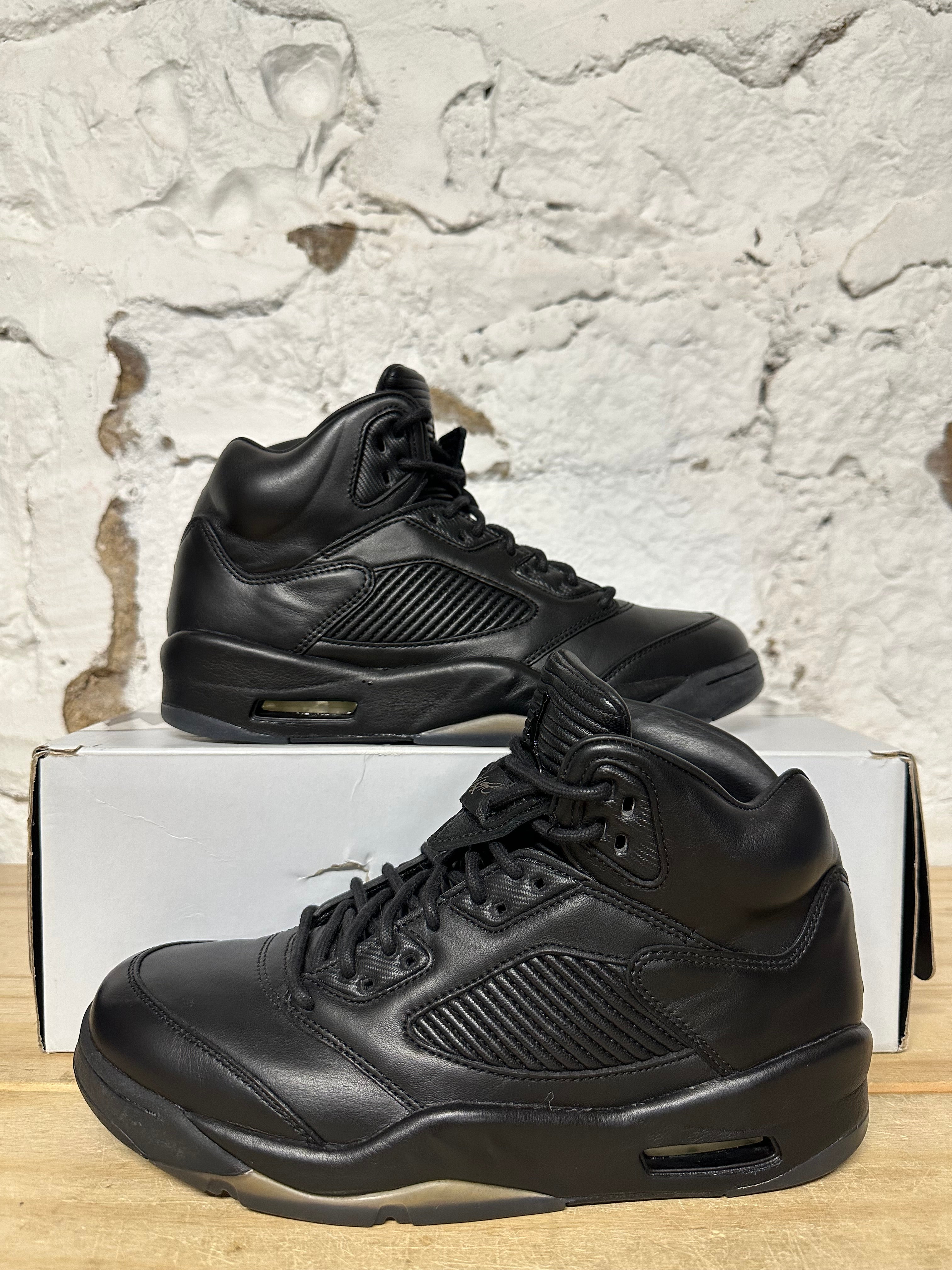 jordan 5 retro premium triple black