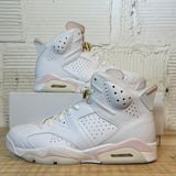 Air Jordan 6 Gold Hoops Sz 10.5 (12W)