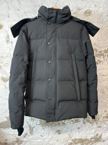 Canada Goose Wyndham Hooded Jacket Black Sz XS