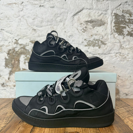 Lanvin Curb Grey Black 3M Sneaker Sz 11 (44)