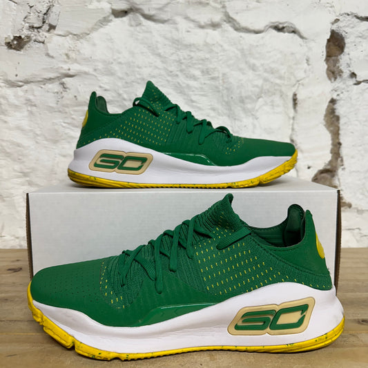 Under Armour Curry 4 Low Oakland Athletics Sz 11.5