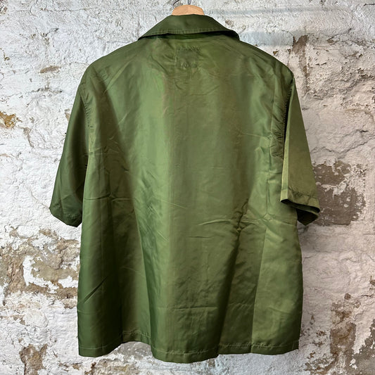 Saint Vanity Green Nylon Shirt