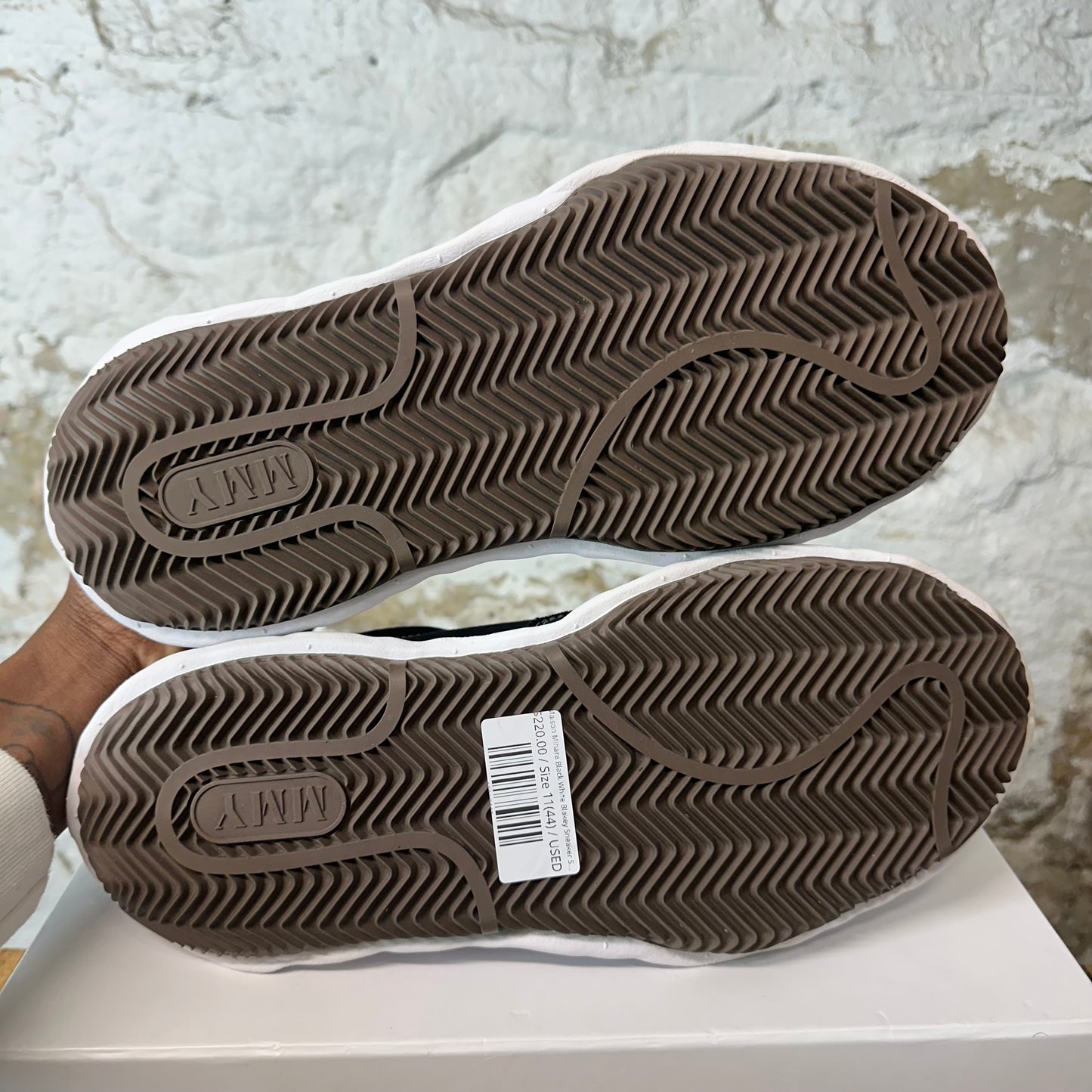 Maison Mihara Black White Blakey Sneaker Sz 11 (44)