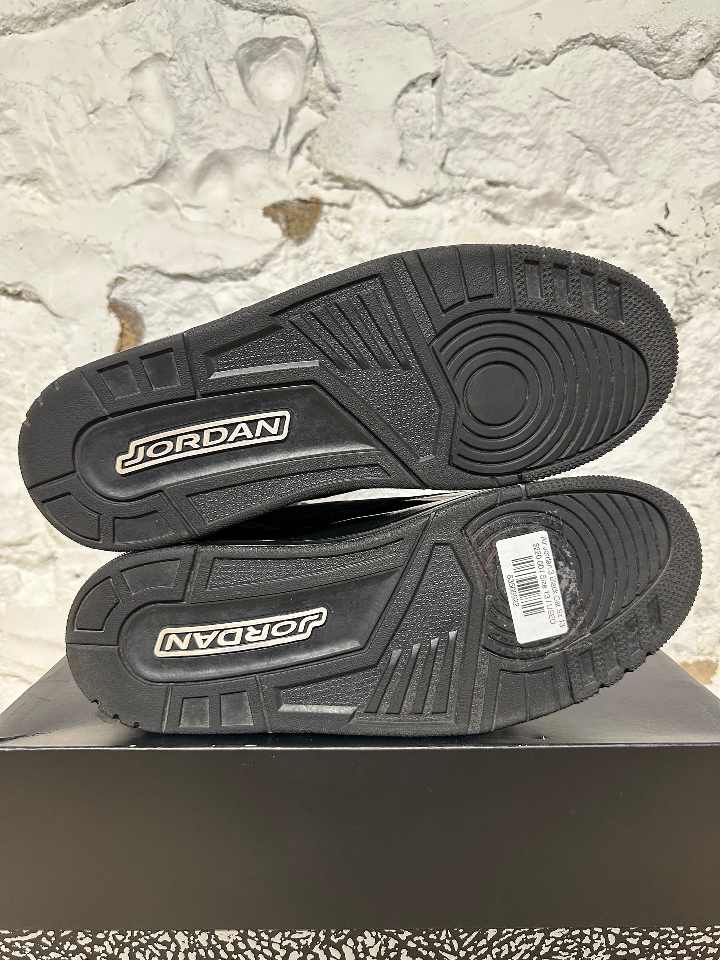 Air Jordan 3 Black Cat Sz 13