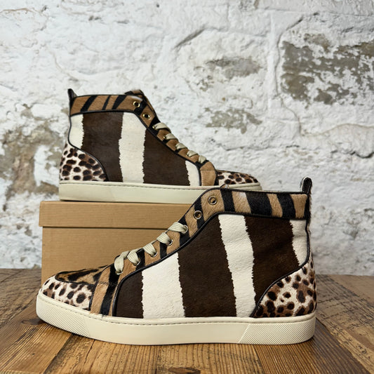Christian Louboutin High Animal Print Sneaker Sz 9 (42)