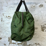 Prada Green Nylon Duffle Bag