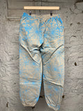 Sp5der Grey Blue AOP Webs Sweatpants Sz L DS