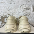 Gucci Rython Vintage Logo Cream Sneaker Sz 10.5
