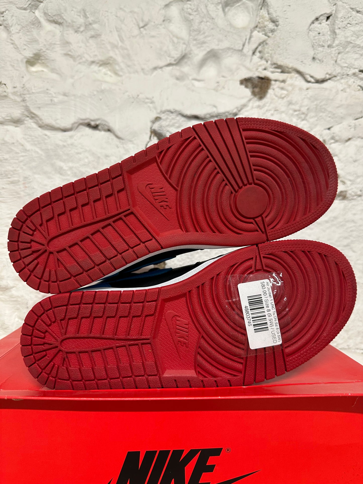 Air Jordan 1 High UNC To Chi Sz 8 (9.5W)