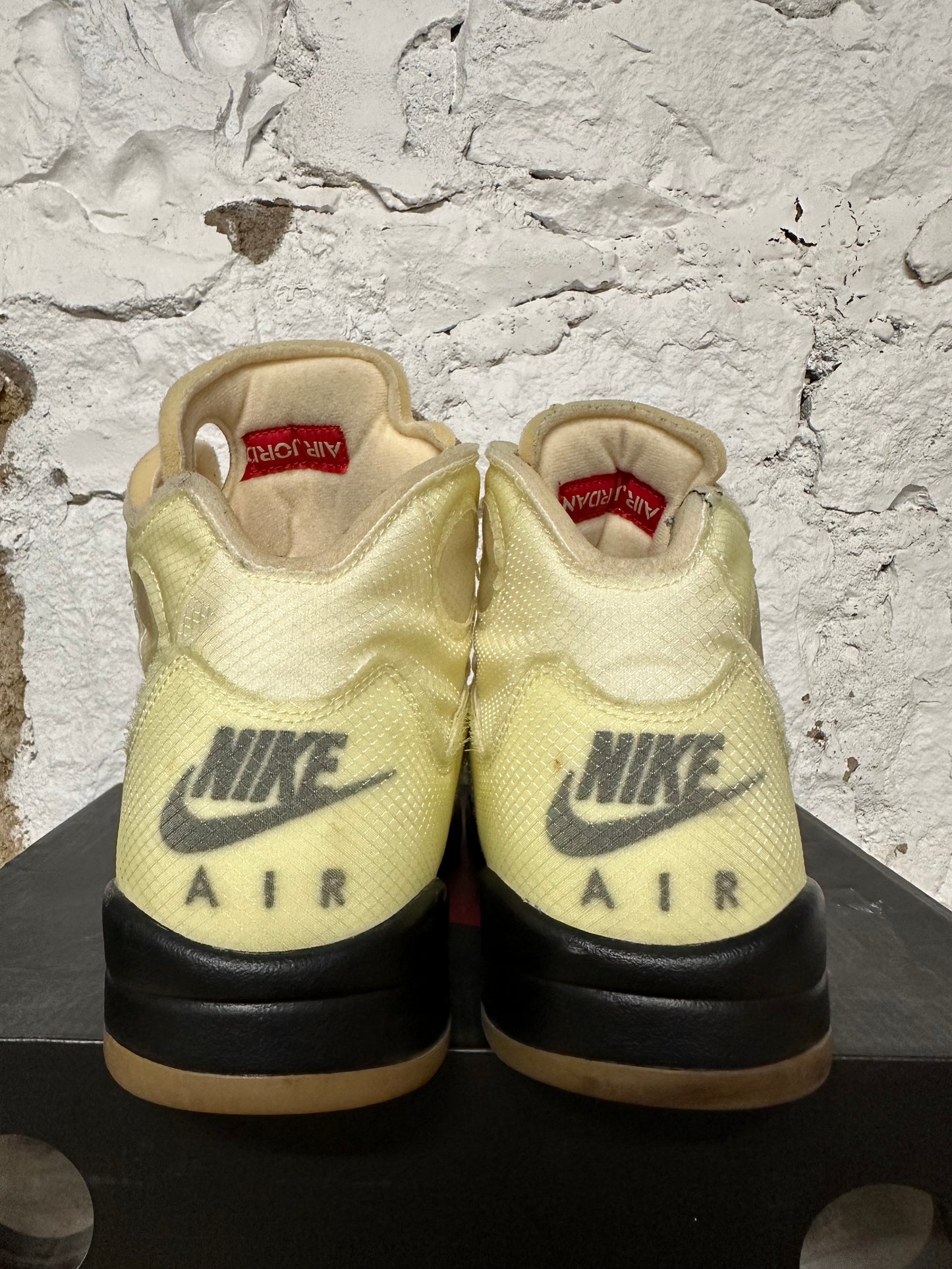 Air Jordan 5 Off White Sail Sz 13