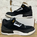Air Jordan 3 Tinker Black Cement Gold Sz 11.5