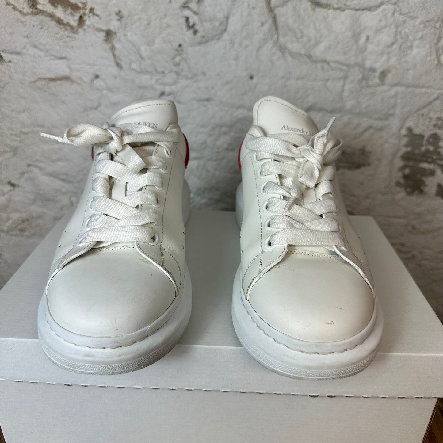 Alexander Mcqueen Red Tab White Sneaker Sz 9 (42) No Box