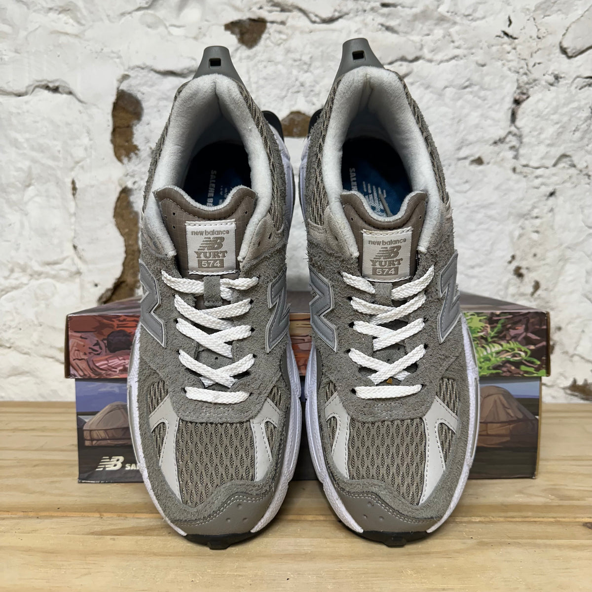 New Balance 574 YURT Salehe Bembury Shark Skin Sz 11