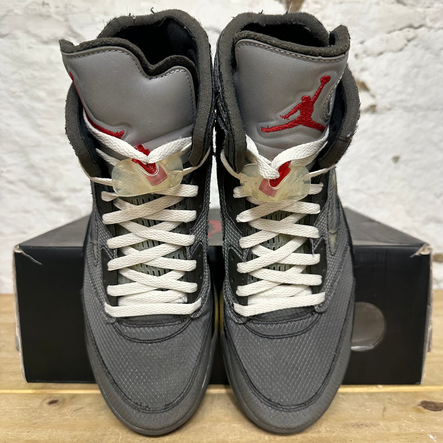 Air Jordan 5 Off-White Muslin Sz 12