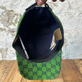 Gucci Green Monogram Hat Sz XXL