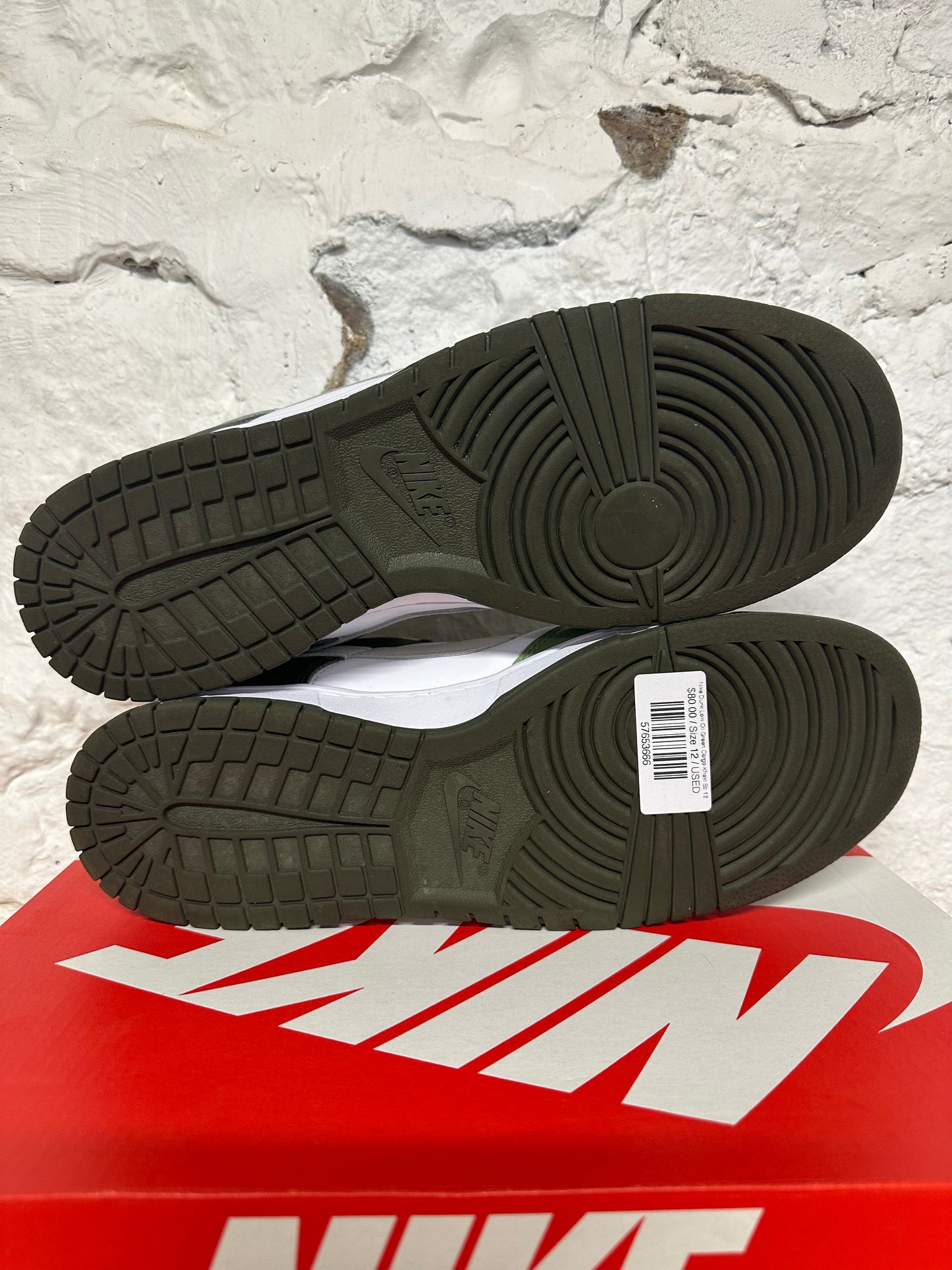 Nike Dunk Low Oil Green Cargo Khaki Sz 12