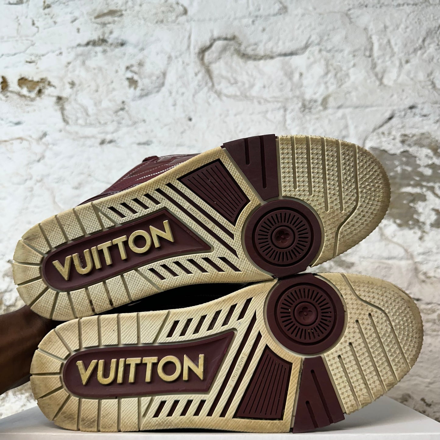 Louis Vuitton Maroon Skate Sneaker Sz 10.5 (9LV)