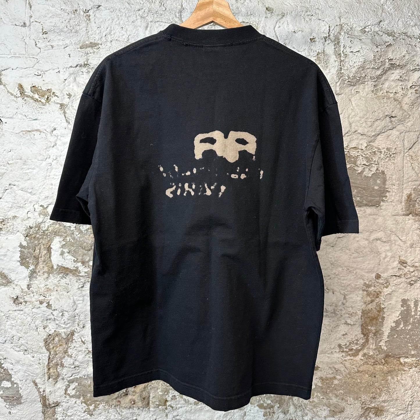 Balenciaga Hand Drawn BB T-shirt Black Sz XS