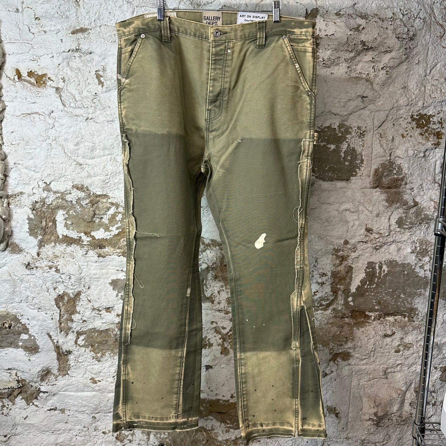 Gallery Department Moss LA Carpenter Flare Pants Sz 38