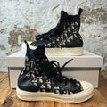 Dior High Walk n Dior Black Oblique White Sneaker Sz 5.5 (37.5)