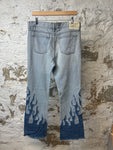 Gallery Dept Flame Blue Denim Jeans Sz 32