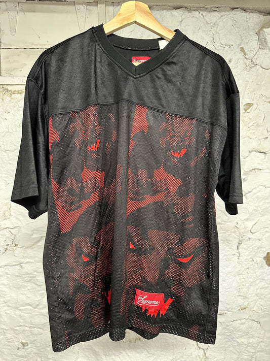 Supreme Ronin Black Red Jersey Sz M