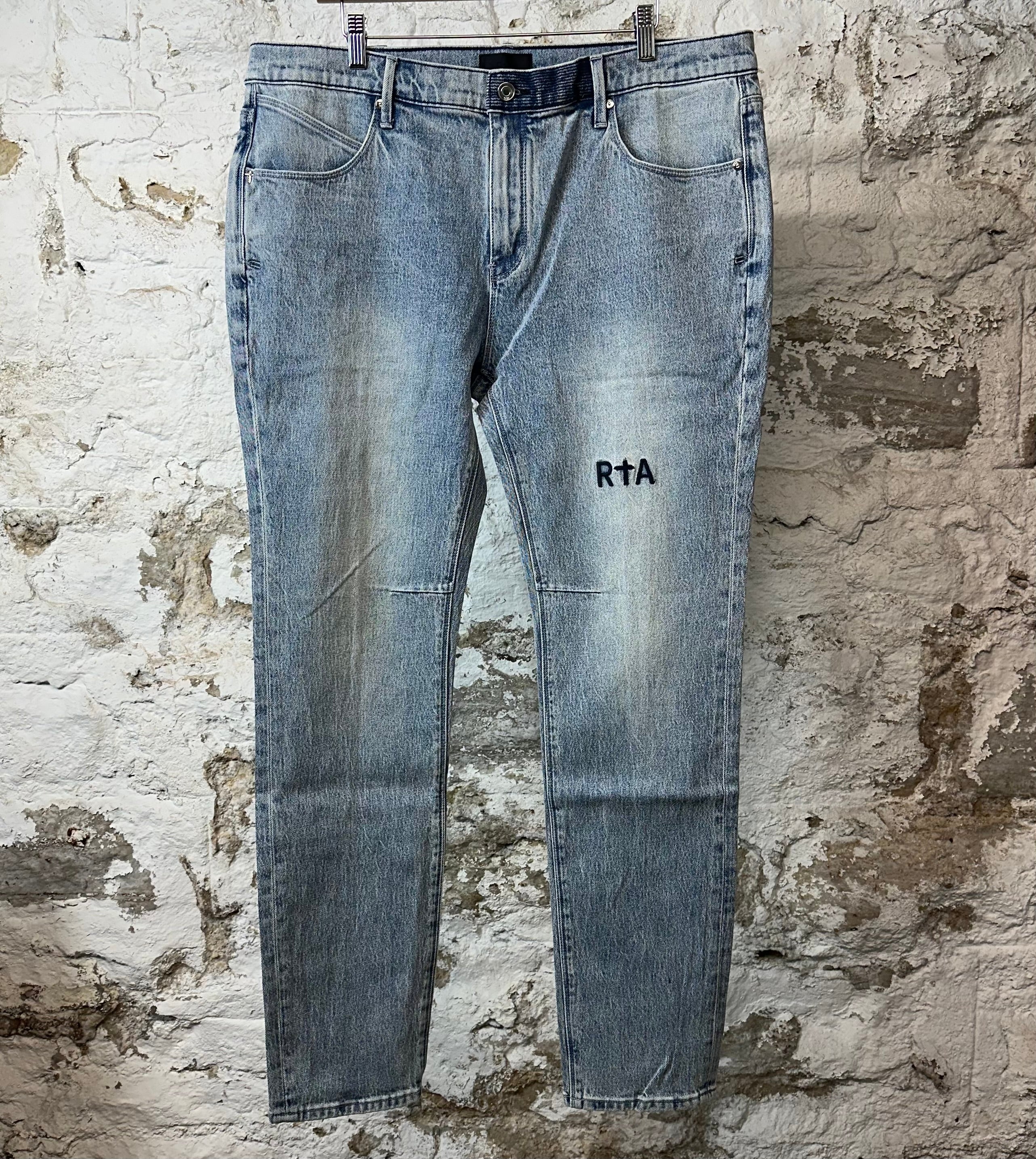 RTA Clayton Light Faded Denim Jeans
