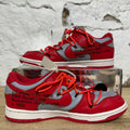 Nike Dunk Low Off-White University Red Sz 12