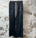 Hellstar Nylon Snap Black Flare Pants Sz L