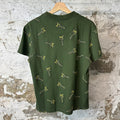 Louis Vuitton Lovers Jacquard Green T-Shirt Sz S