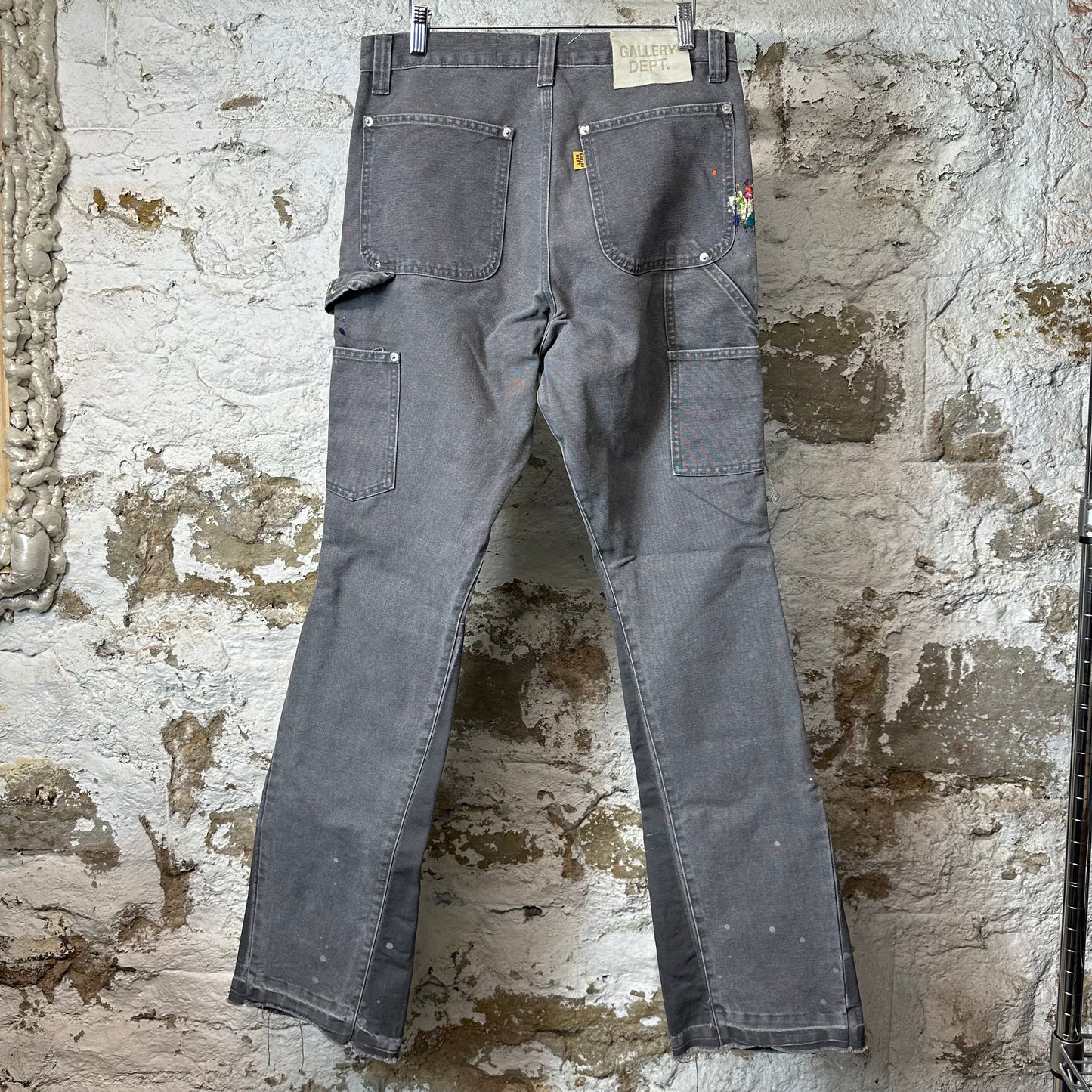 Gallery Department Grey Carpenter Flare Pants Sz 31