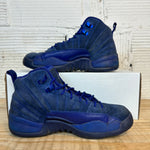 Air Jordan 12 Blue Suede Sz 7Y