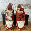 Amiri Red Skeleton White Cream Cracked Sneaker Sz 10 (43)