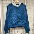 Saint Vanity Nylon Hooded Bomber Jacket Sz S