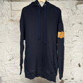 Moncler JW Anderson Anchor Logo Navy Hoodie Sz S (Fits XL)