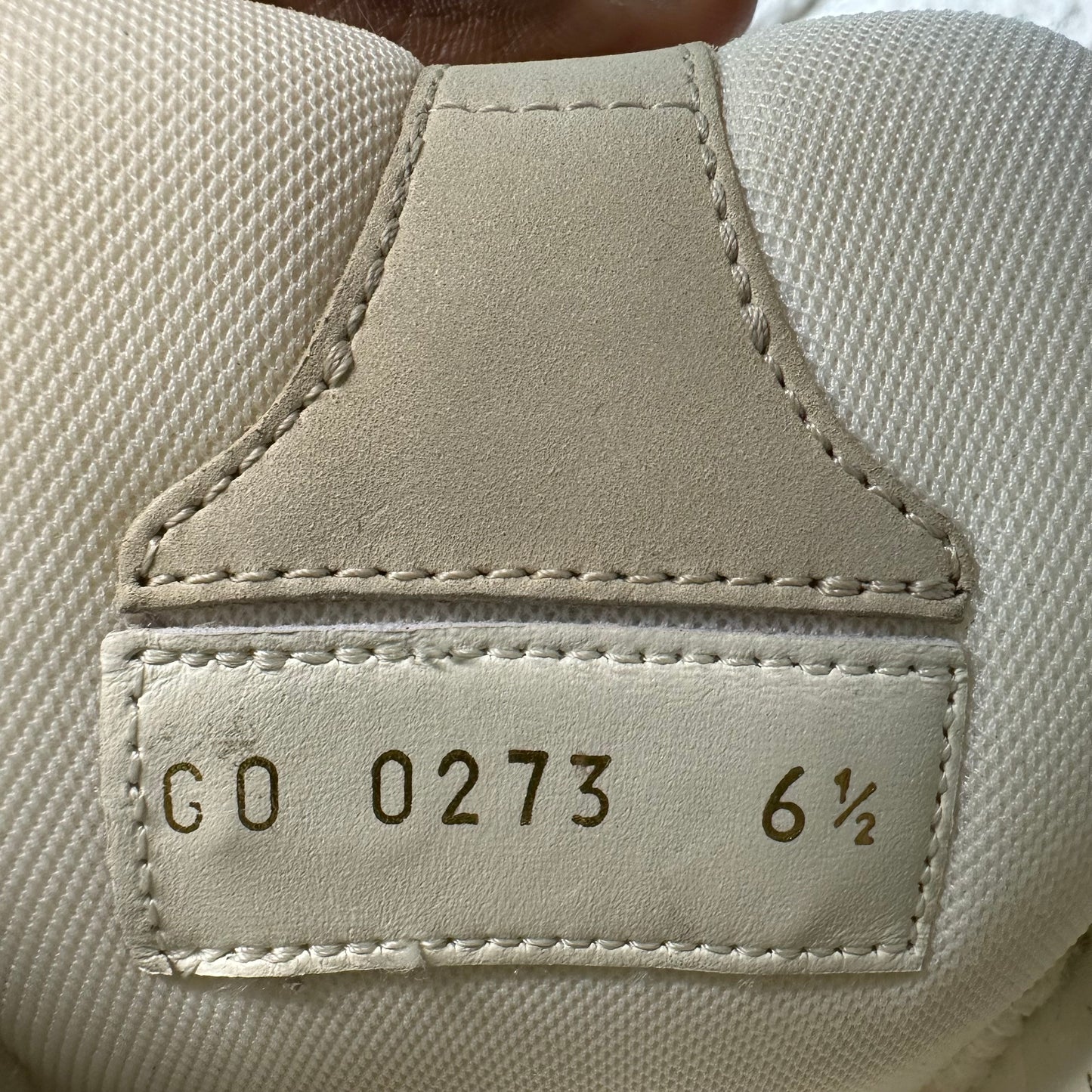 Louis Vuitton Beige Cream Skate Sneaker Sz 8 (6.5LV)