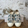 Dior Walk N Dior Blue White Stripe Sneaker Sz 5 (37)