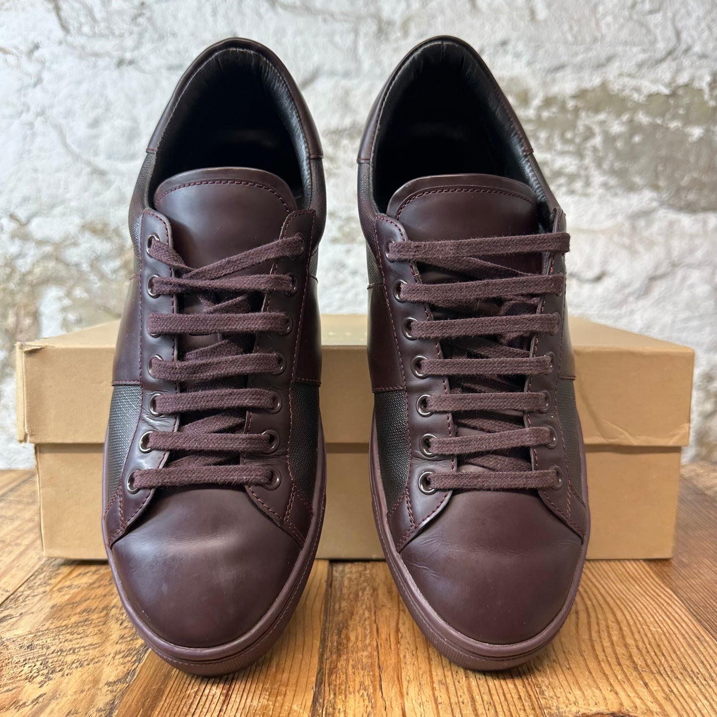 Burberry Ritson Deep Claret Sneaker Sz 7 (40)