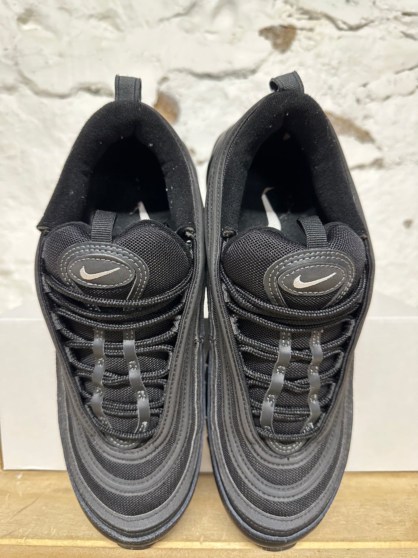 Nike Air Max 97 Black Terry Cloth Sz 8