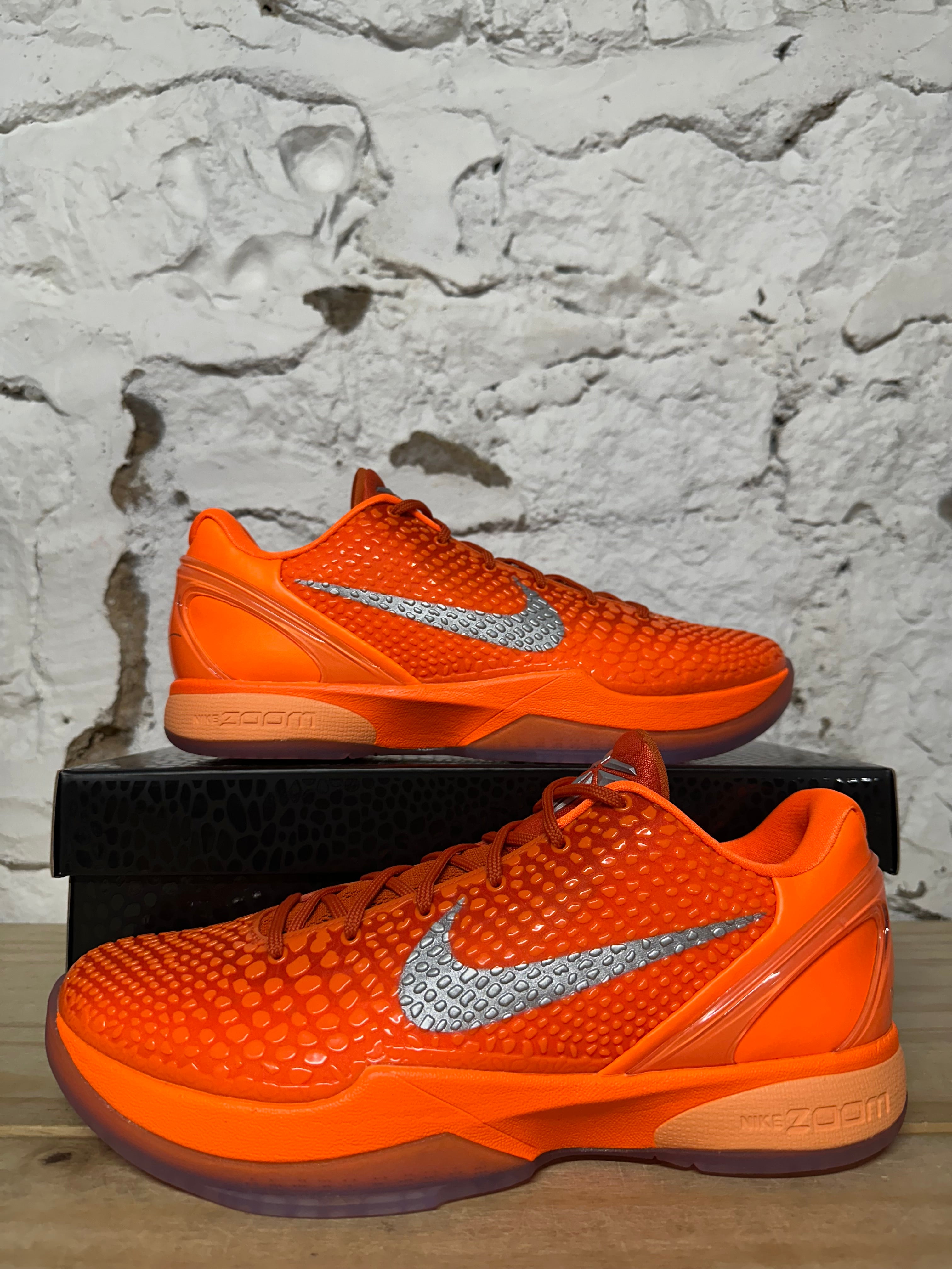 Nike Kobe 6 Protro Total Orange Sz 12 DS