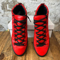 Balenciaga Arena Red Patent Black Sneaker Sz 10 (43)