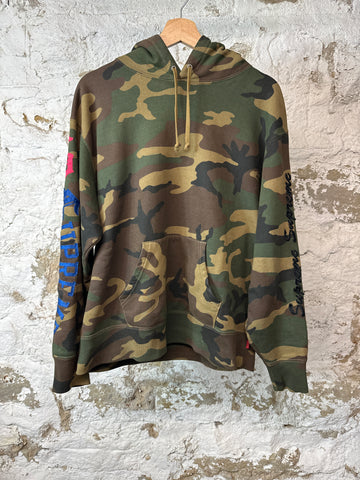 Supreme Multi Color Spell Camo Hoodie Sz S