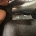 Amiri MX1 Brown Snakeskin Black Denim Jeans Sz 36