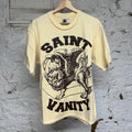 Saint Vanity Brown Griffin Cream T-Shirt Sz L
