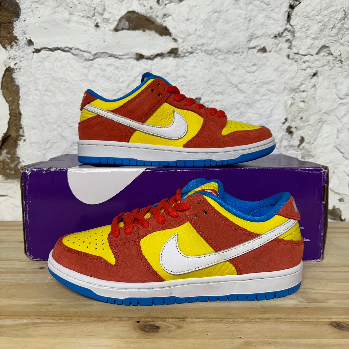 Nike SB Dunk Low Bart Simpson Sz 6