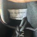 Burberry Arthur Brown Monogram Black Sneaker Sz 6.5 (39)